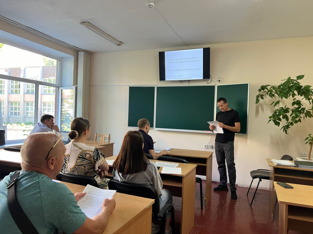 Відбувся захист кваліфікаційних робіт студентів спеціальності 274 «Автомобільний транспорт»